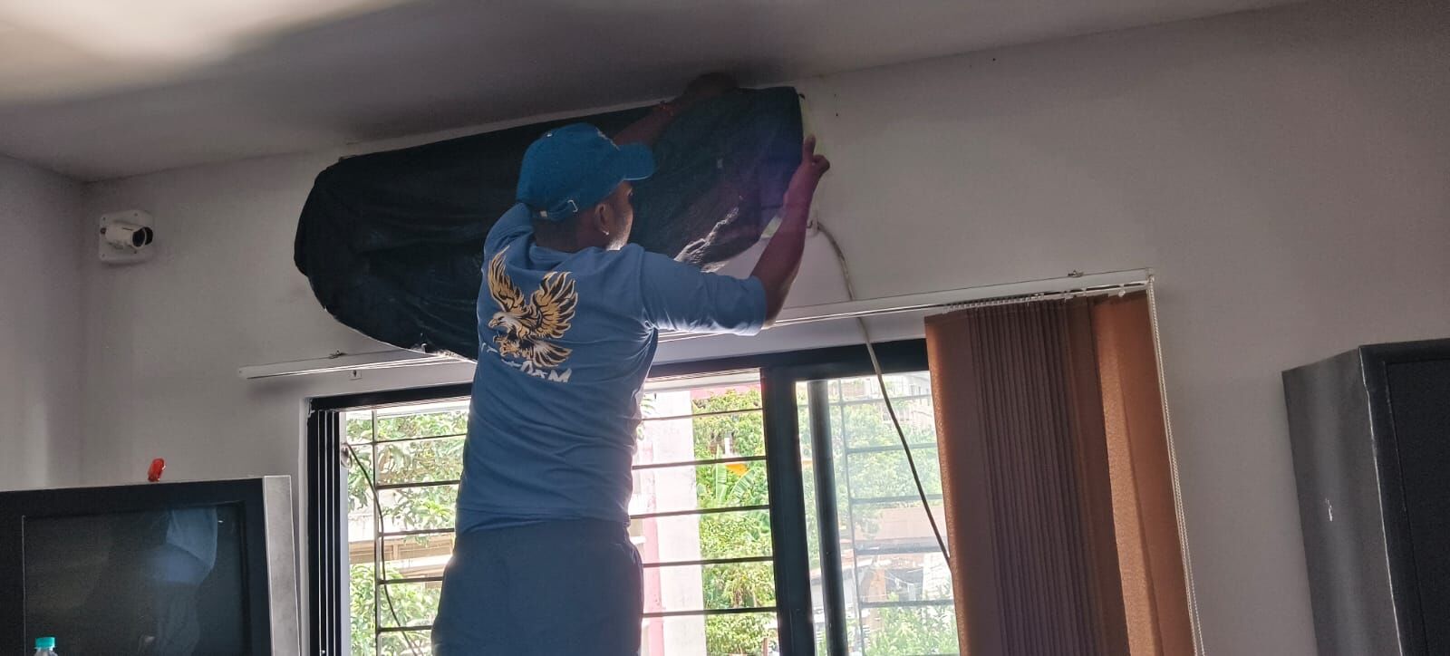 AMC AC servicing work by Antelope Infra & Technology