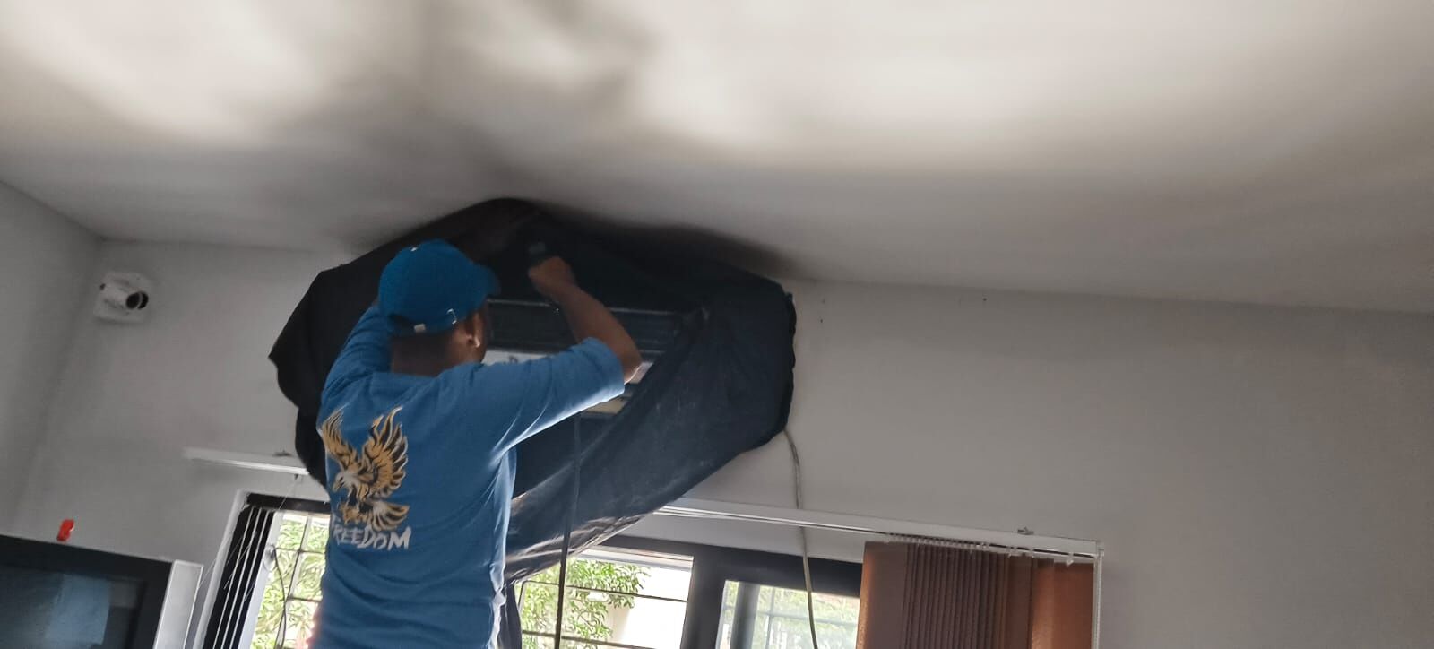 AMC AC servicing work by Antelope Infra & Technology
