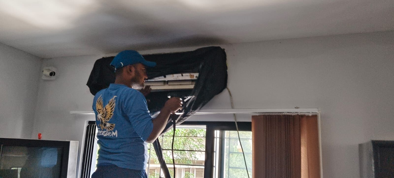 AMC AC servicing work by Antelope Infra & Technology