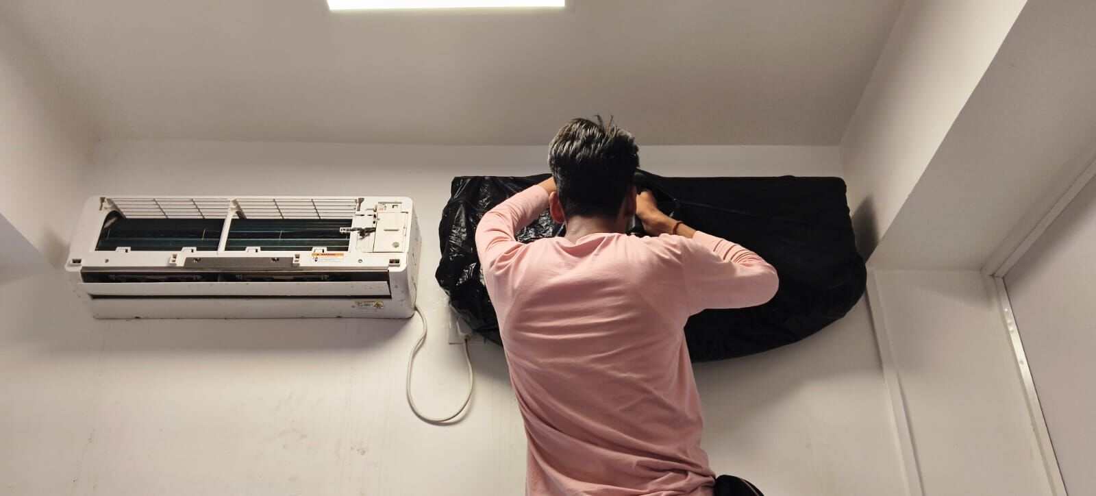 AMC AC servicing work by Antelope Infra & Technology
