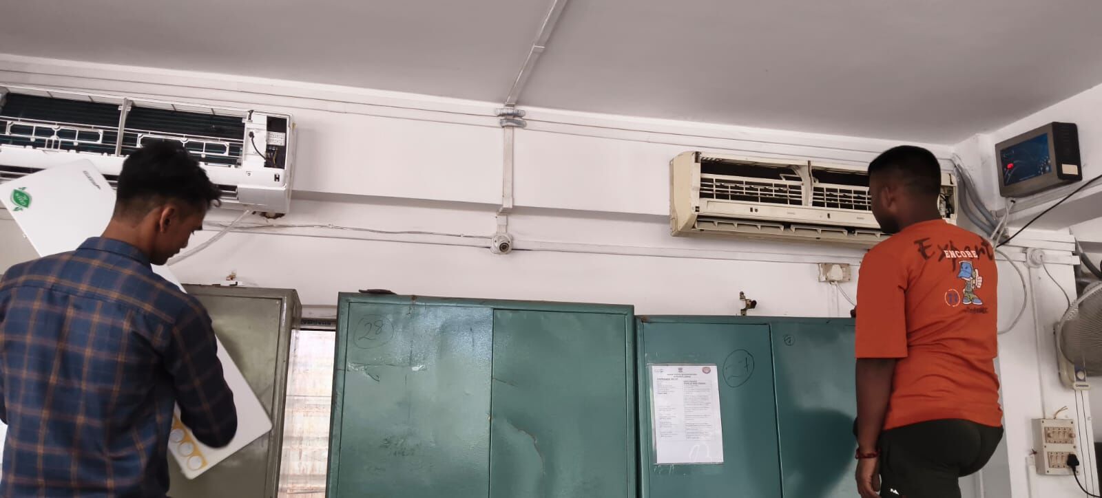 AC repair service work by Antelope Infra & Technology